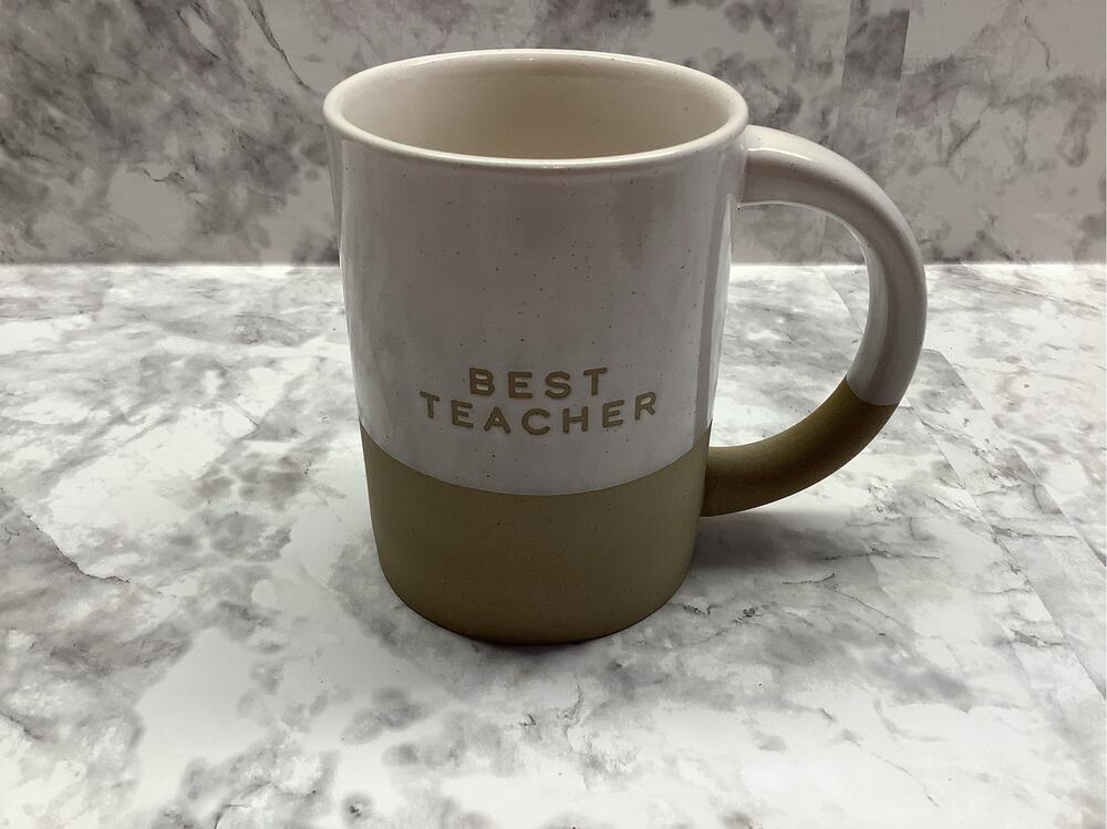 Room Essentials 14 ounce "Best Teacher" Stoneware Mug